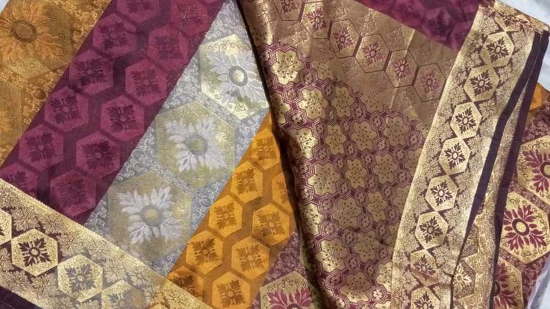Multicolored Silk Saree