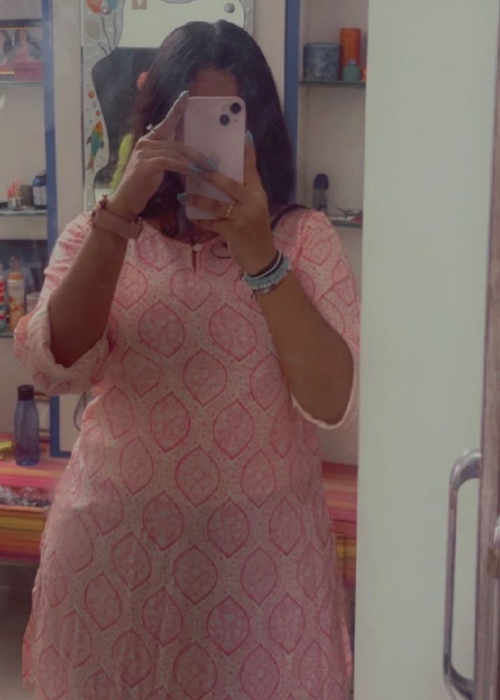 Pink Short Kurti