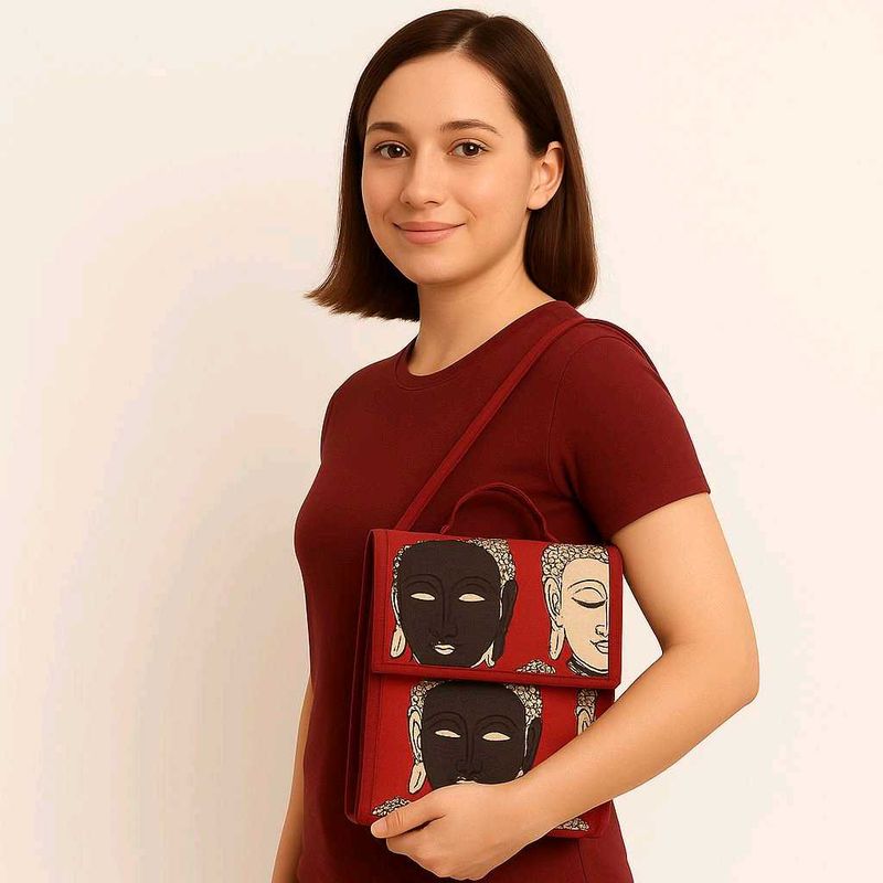 Buddha Print Shoulder Bag