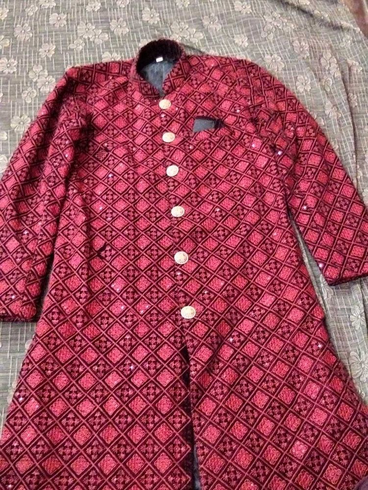 Embroidered Sherwani Jacket