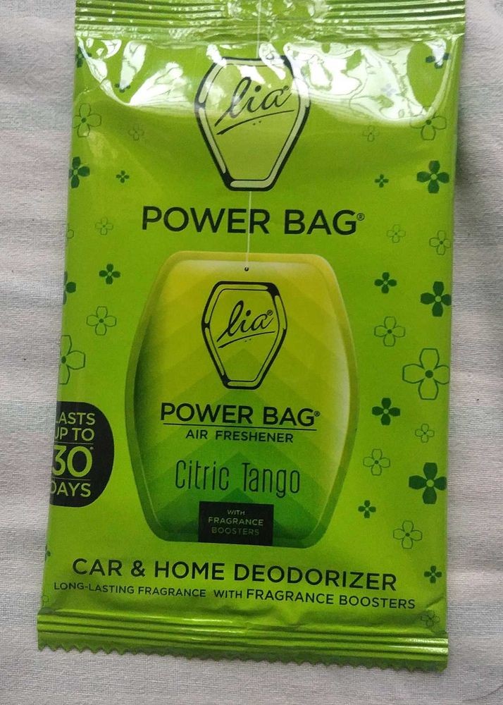 Lia Power Bag Air Freshener - Citric Tango