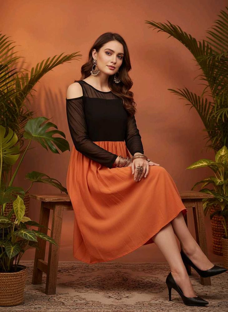 🎁Buy 1, Get 1 Free🎁Two-Tone Dress Size S/ M