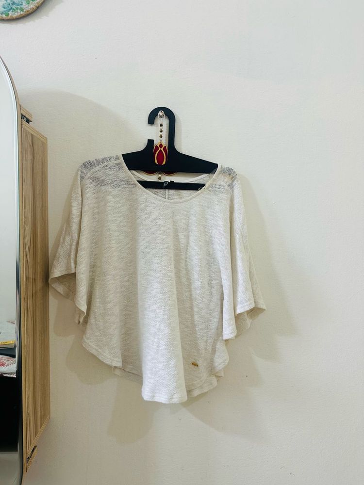 Elegant White Tunic Top