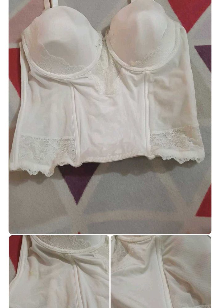 White Lace Bustier