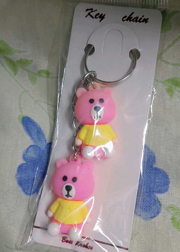 Cute Bear Keychain
