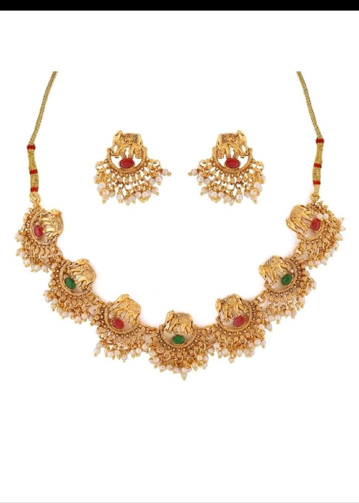 Temple Jewellery Set