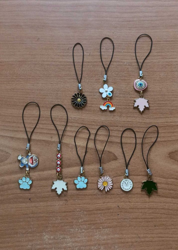 Assorted Cell Phone Charm Lot