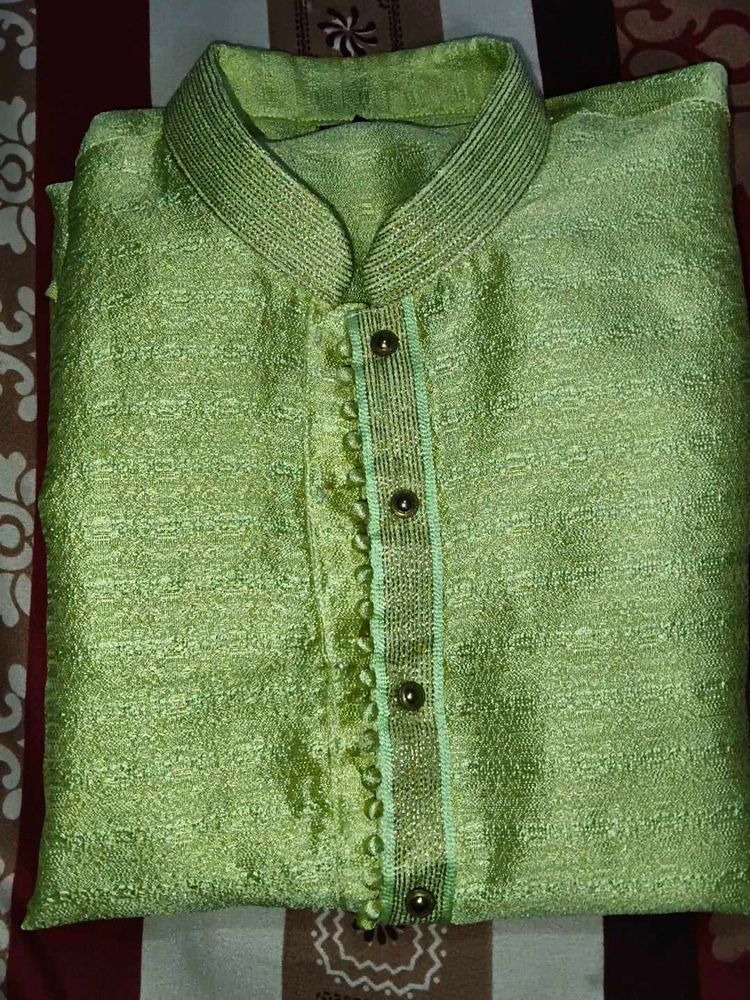 Elegant Lime Green Kurta