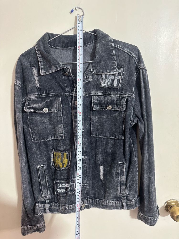 Distressed Denim Jacket