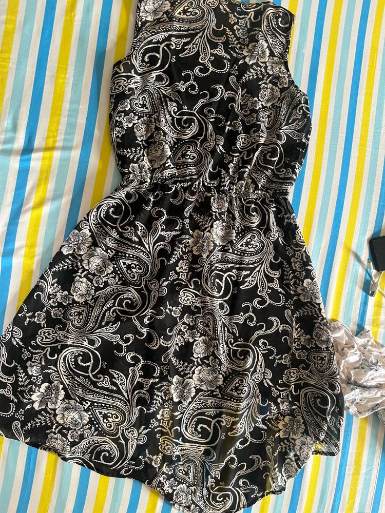 Paisley Print Dress