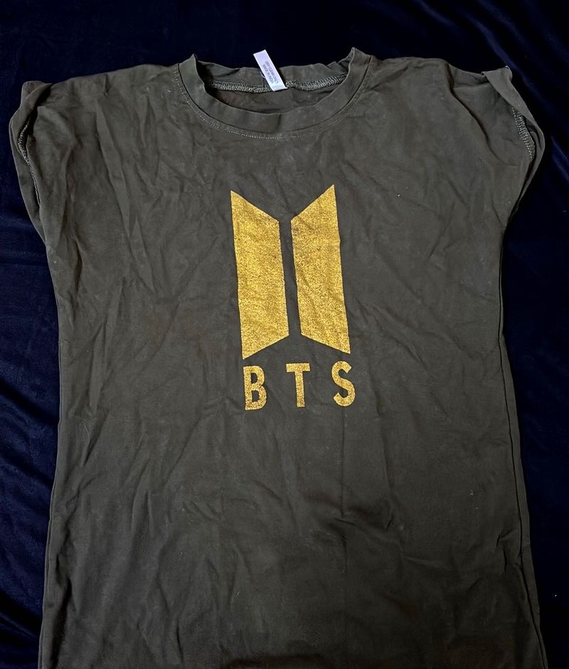BTS Olive Green T-Shirt