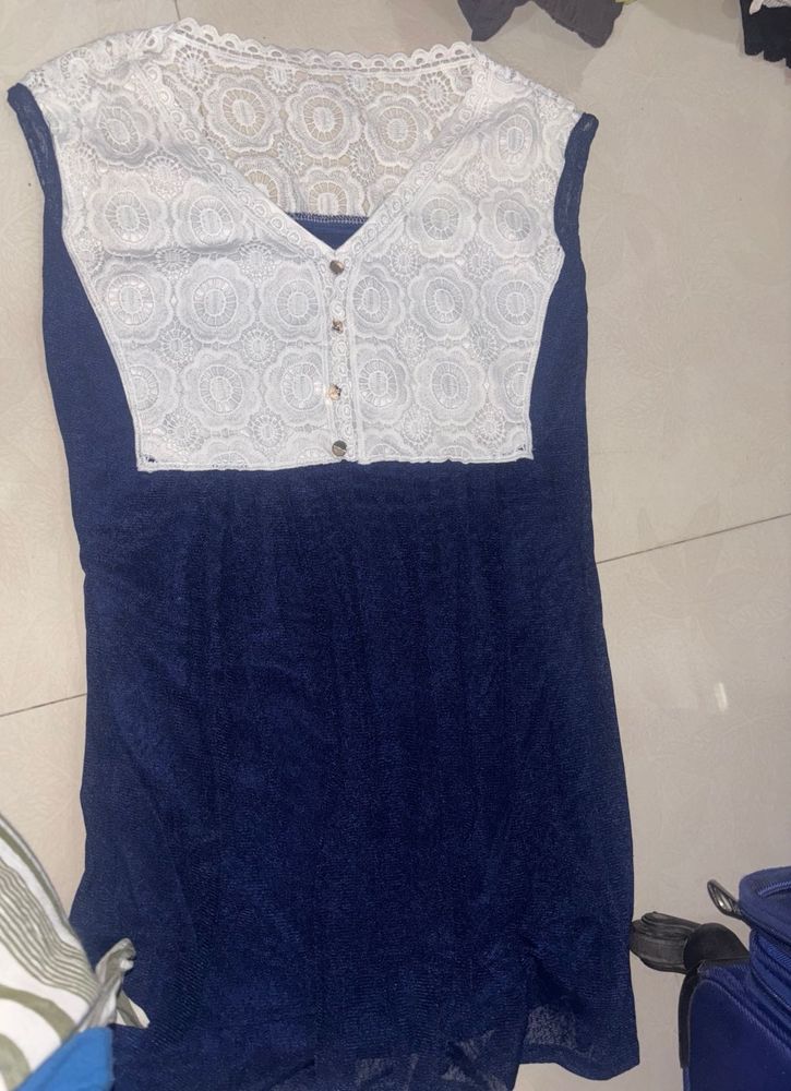 Lace Short Kurti