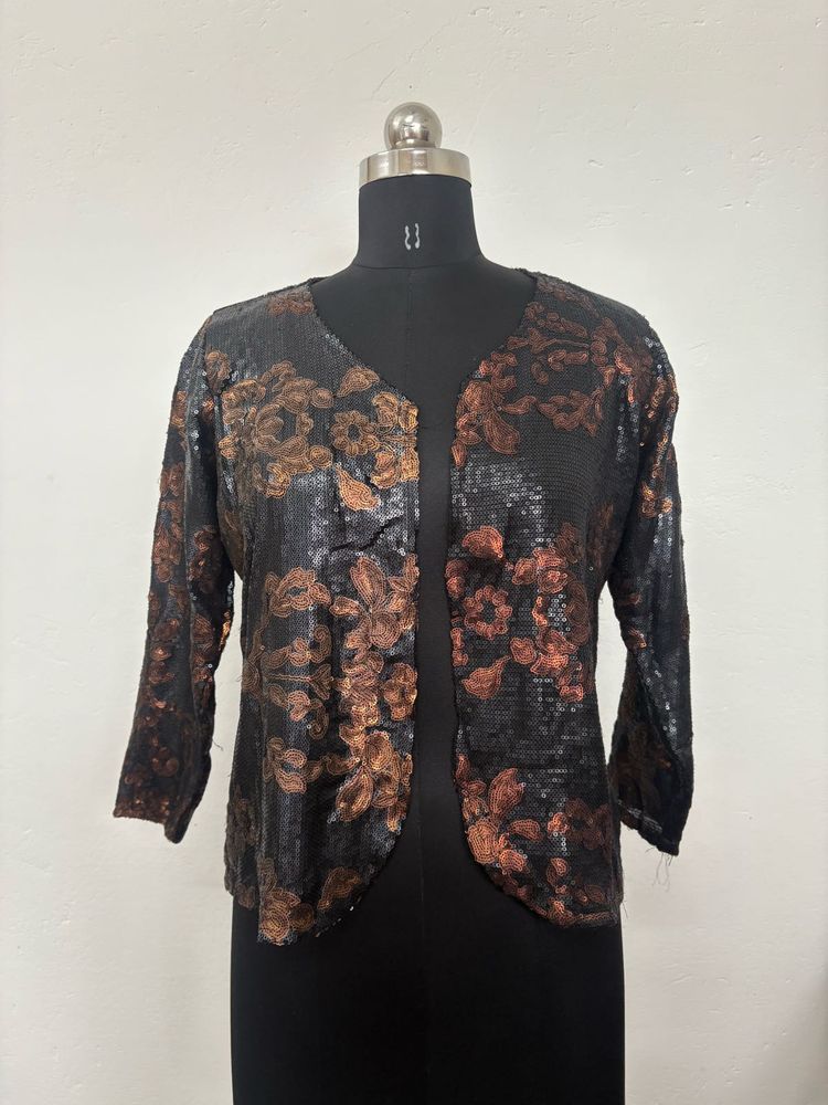Floral Sequin Jacket