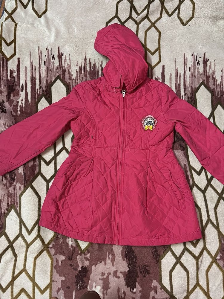 Pink Hooded Jacket