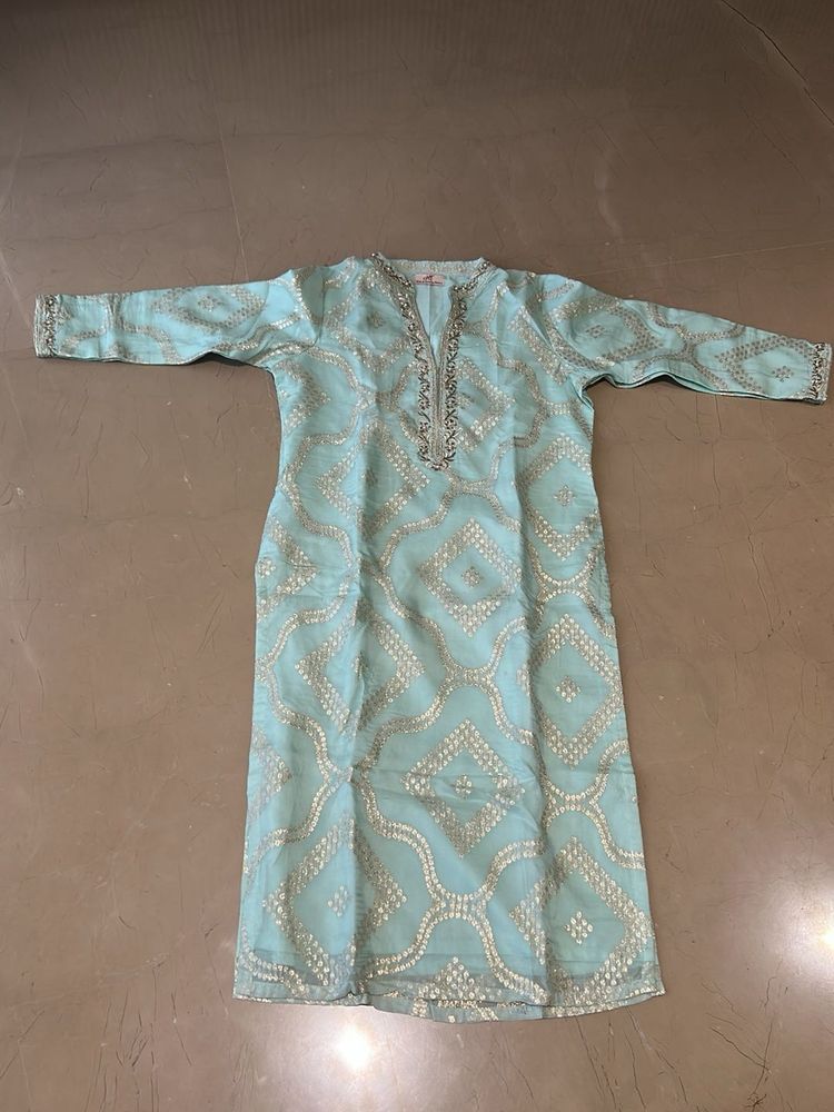 Cute Light Blue Kurta