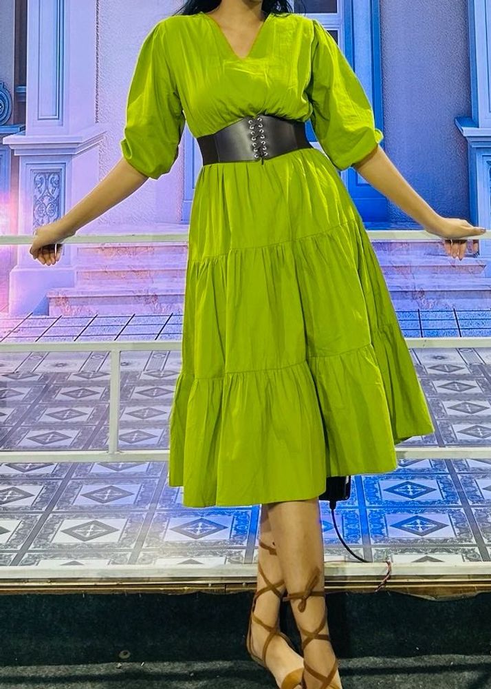 Lime Green Dress