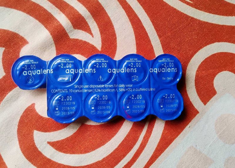 Aqualens Spherical Contact Lenses