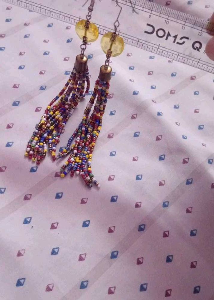 trendy colourful earing