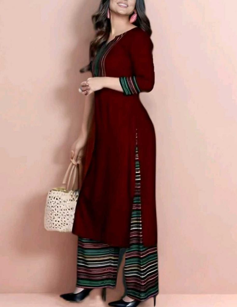 Striped Kurta Set
