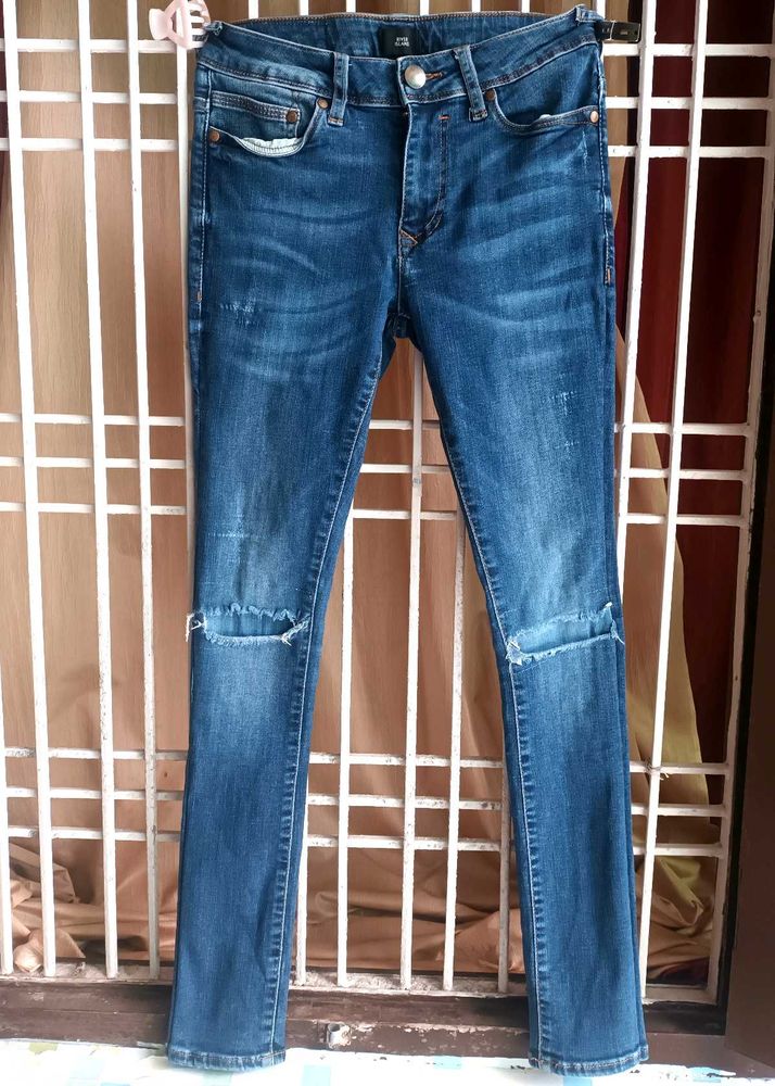 River Island Ripped Knee Skinny Jeans
