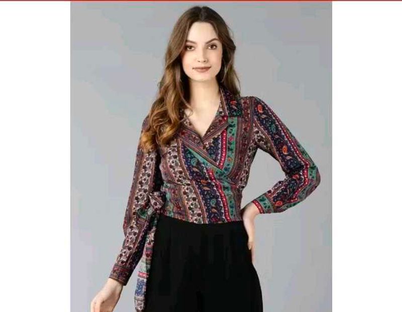 a wrap top
