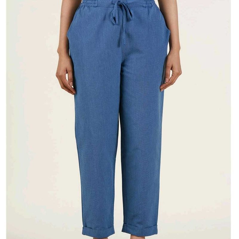 FabIndia Essential Cotton Elasticated Pants