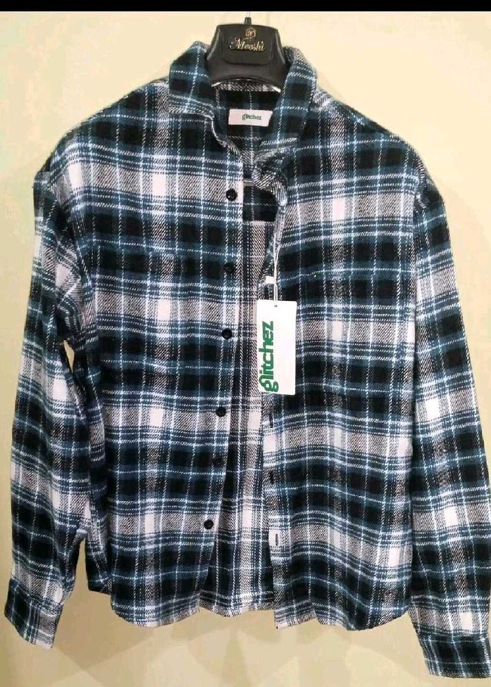 Glitchez Flannel shirt and Grey zudio Shir