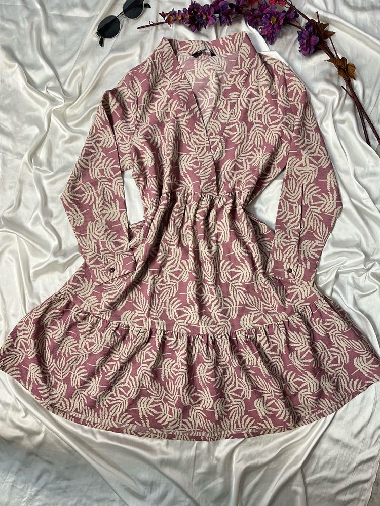 Floral Print Mini Dress