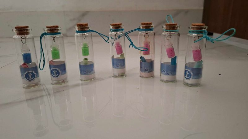Message in a Bottle Charm Set