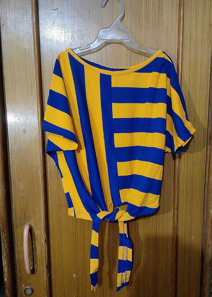 Striped Crop Top