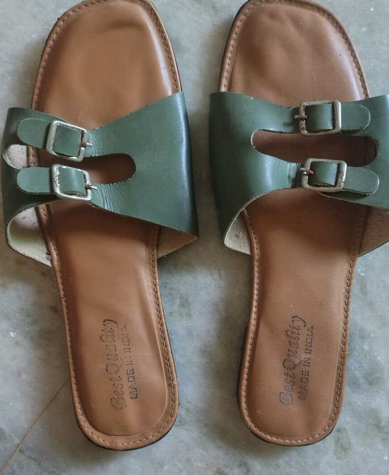 Stylish Green Sandals