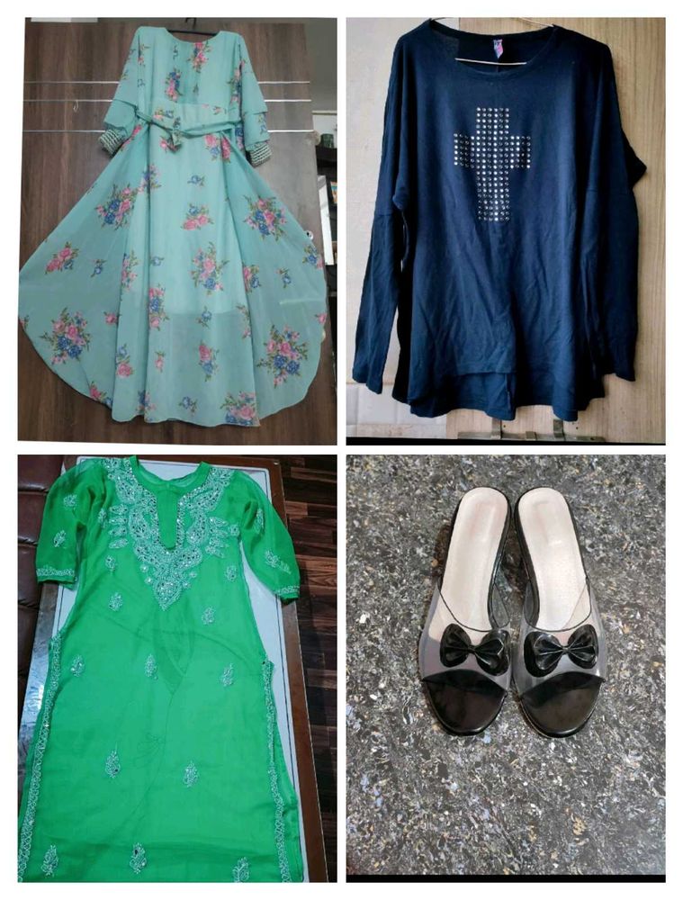 Dress Kurti Top Heel