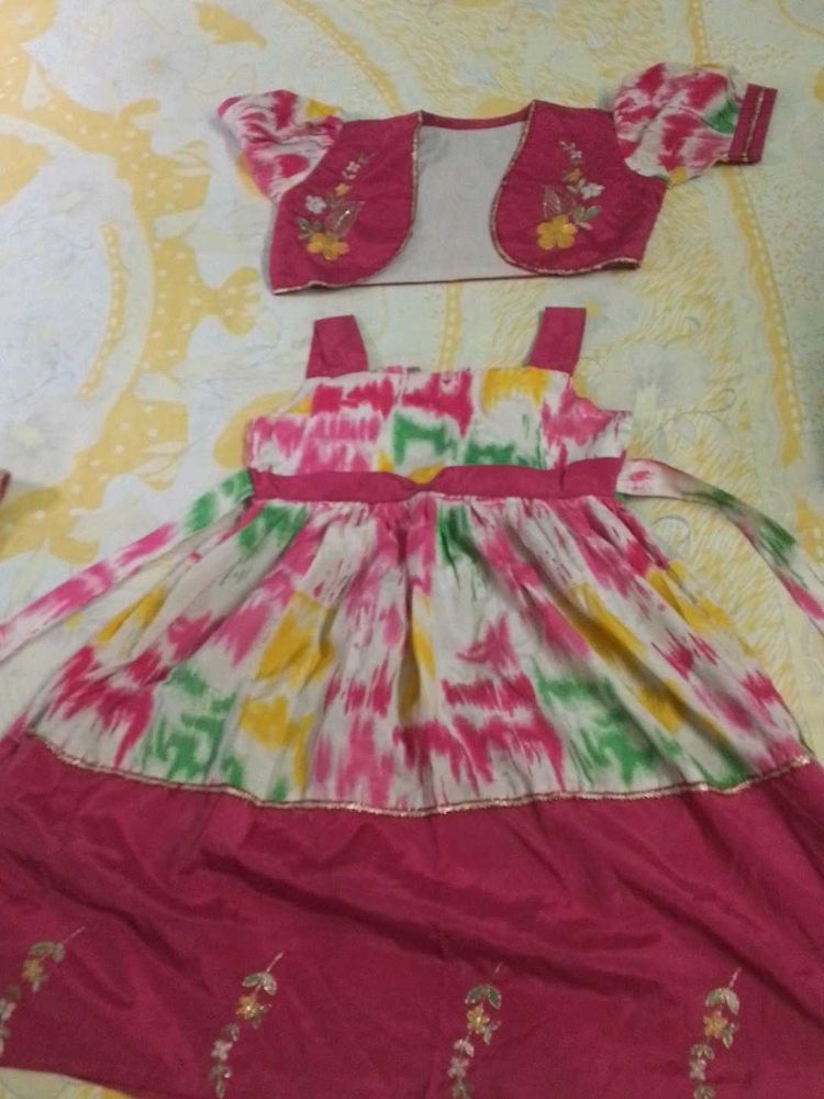 Cute Girls Dress with Jacket