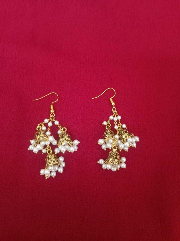 Hanging Jumka Earrings