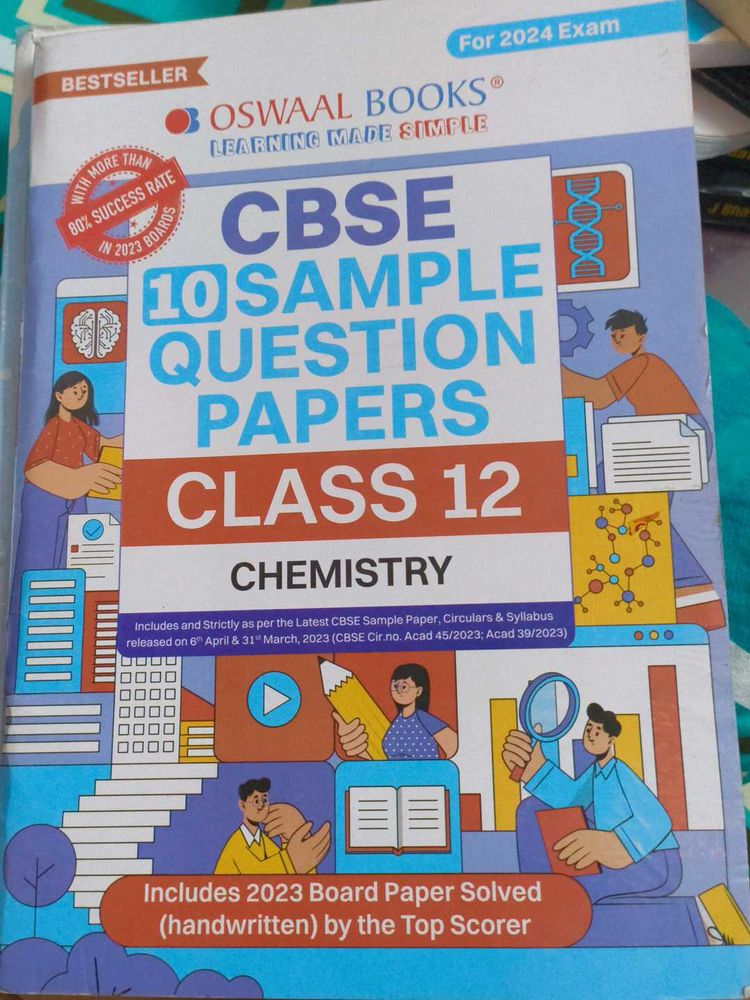 CBSE CLASS 12 CHEMISTRY 10 SAMPLE QUESTION PAPERS.