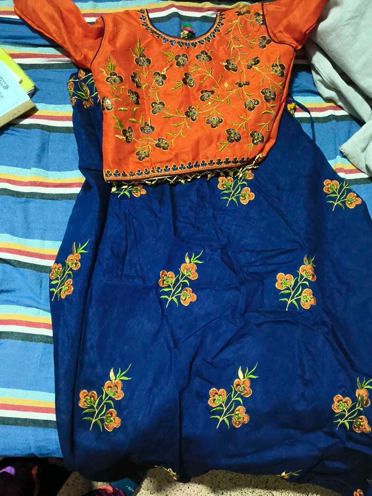 Floral Embroidered Lehenga Choli Set