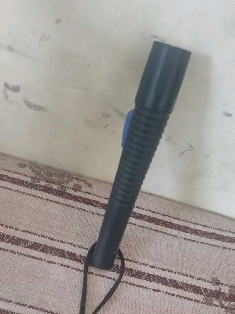 Vintage Black Flashlight
