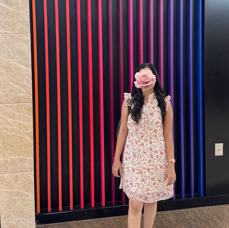 Floral Ruffle Mini Dress