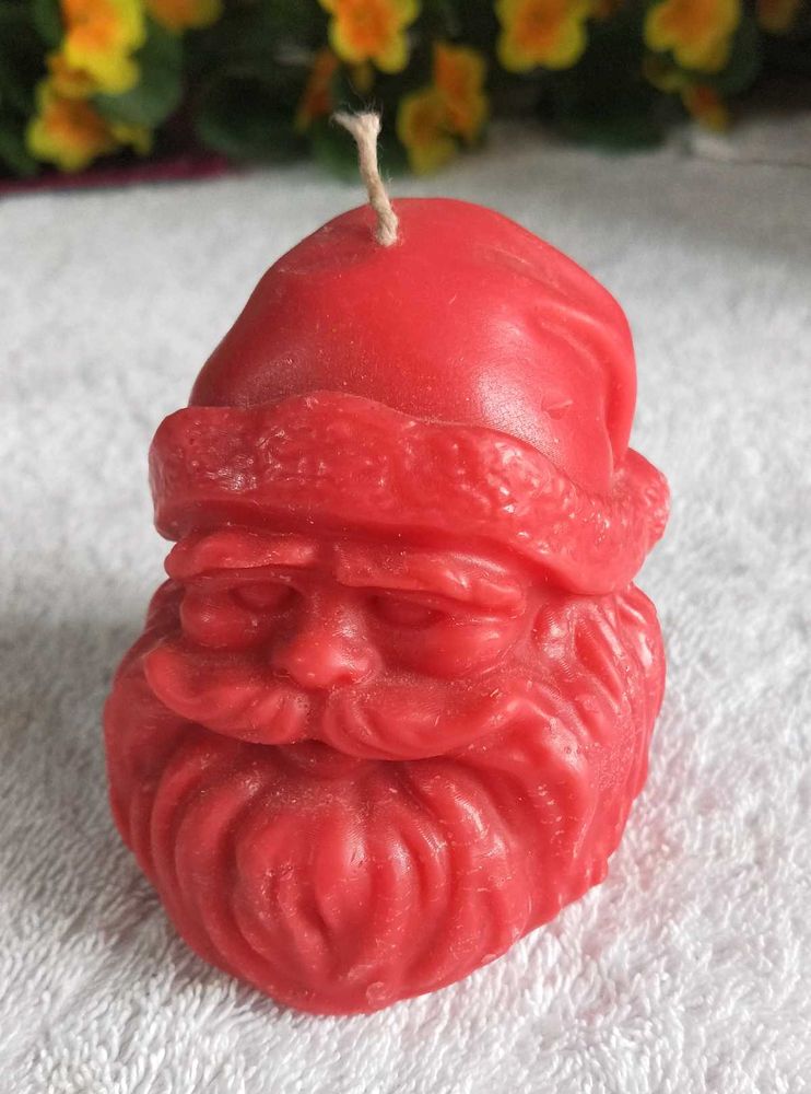 Christmas Santa Candle