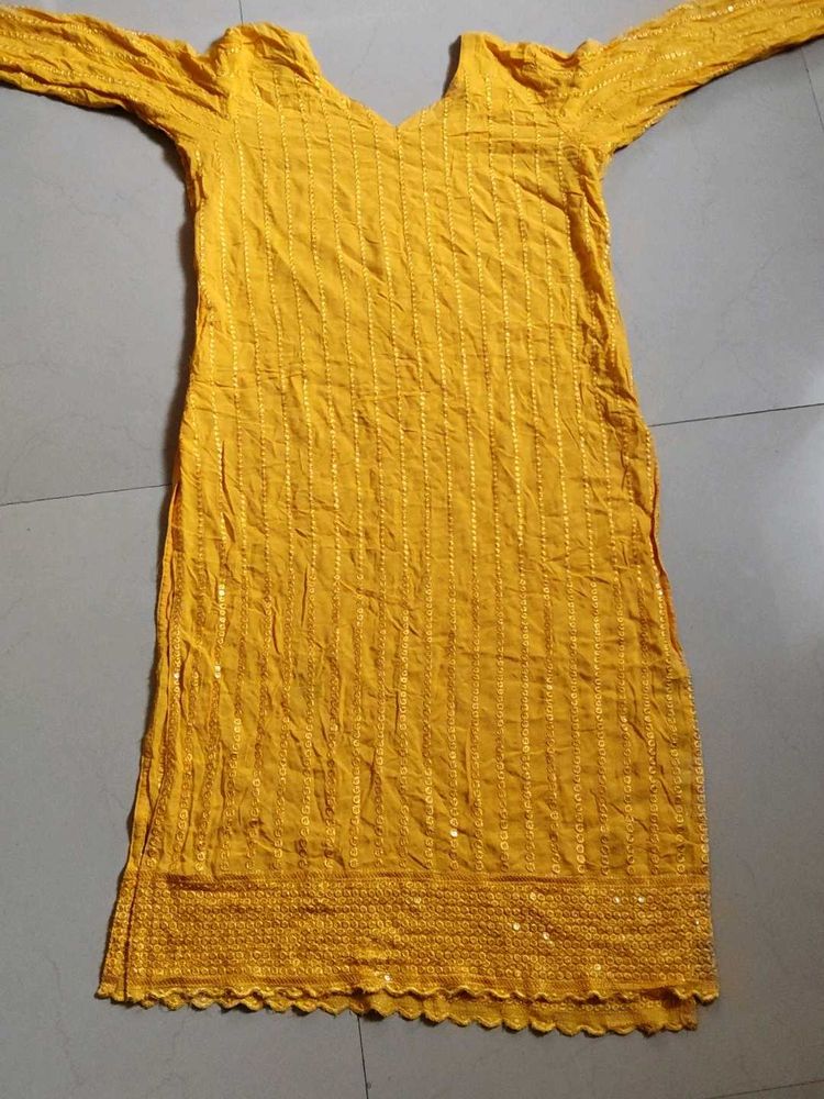 Yellow Kurta only top