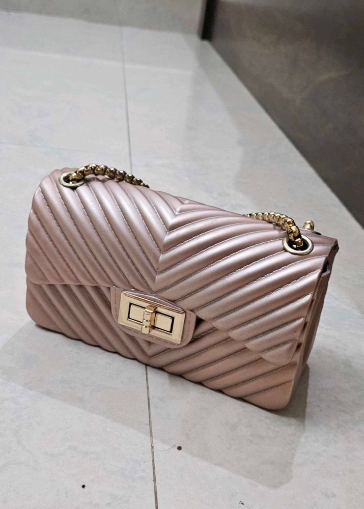 Light Pink Party Sling Bag