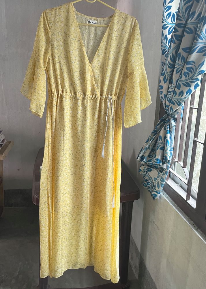 Yellow Women Maxi Dress