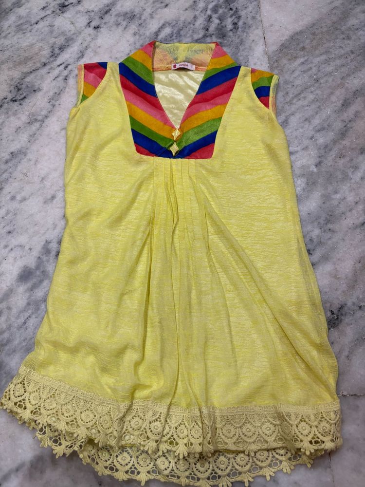 Yellow Tunic Top
