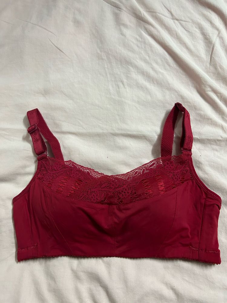 Red Lace Bra