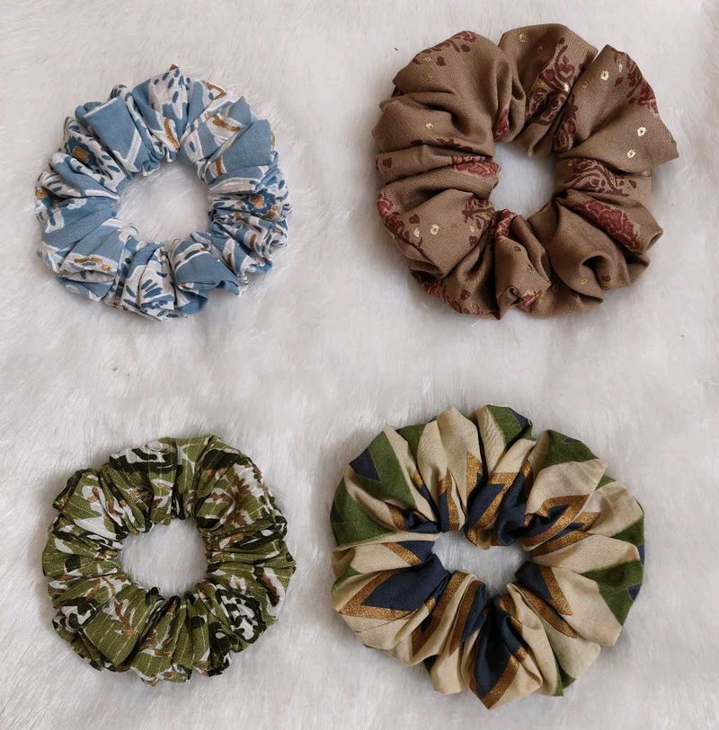 Scrunchie Set Of Four