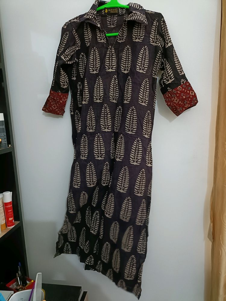 Pure Handblock Print Kurta