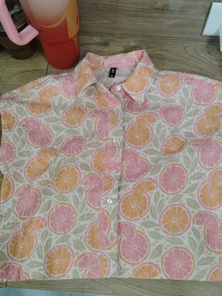 Floral Print Women's Shirt