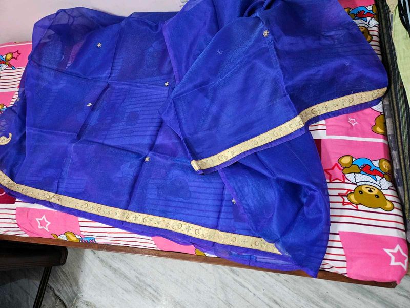 Blue Saree