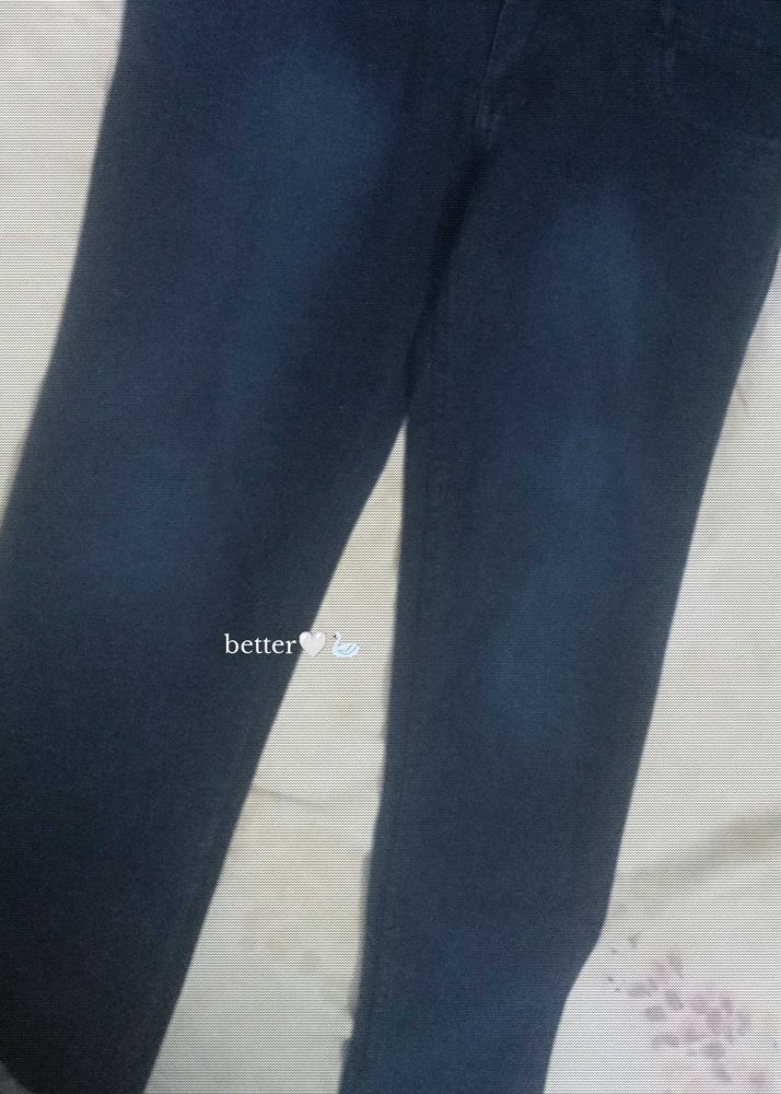 Title: Dark Blue Slim-Fit Jeggings