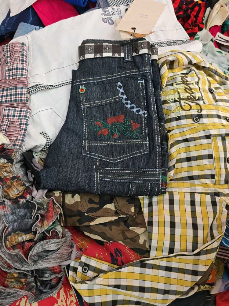 Embroidered Denim Jeans